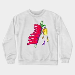 Neck Crewneck Sweatshirt